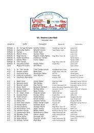 VI. Vectra Line Rali - DuEn RALLY oldala