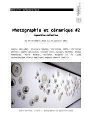 Photographie et cÃ©ramique #2 Photographie et cÃ©ramique #2