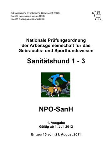 SanitÃ¤tshund 1 - 3 NPO-SanH