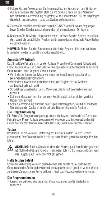 AR12020 User Guide AR12020 Bedienungsanleitung ... - Spektrum