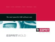 ESPRIT 3D Mold and 5-axis - Chicago CAD CAM Software