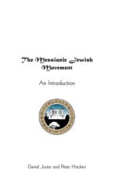 The Messianic Jewish Movement: An Introduction