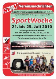SportWoche - Sportverein Massenbachhausen 1945 eV