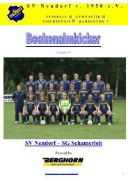 Ausgabe Nr. 15 - beim SV Nendorf