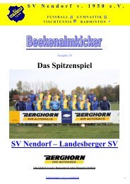 Ausgabe Nr. 24 Landesbergen - SV Nendorf