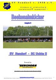 Ausgabe Nr. 5 - SV Nendorf