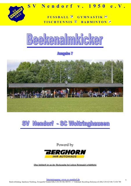 Ausgabe Nr. 7 - SV Nendorf