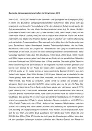 Vollständiger Bericht - SV Neptun Kiel