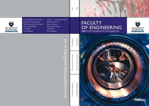 www.engineering.auckland.ac.nz faculty of engineering