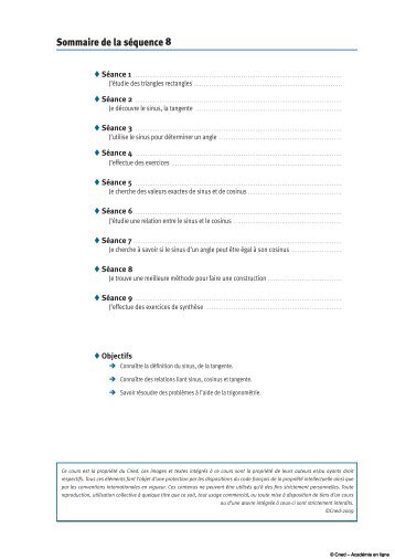 Trigonométrie - Académie en ligne