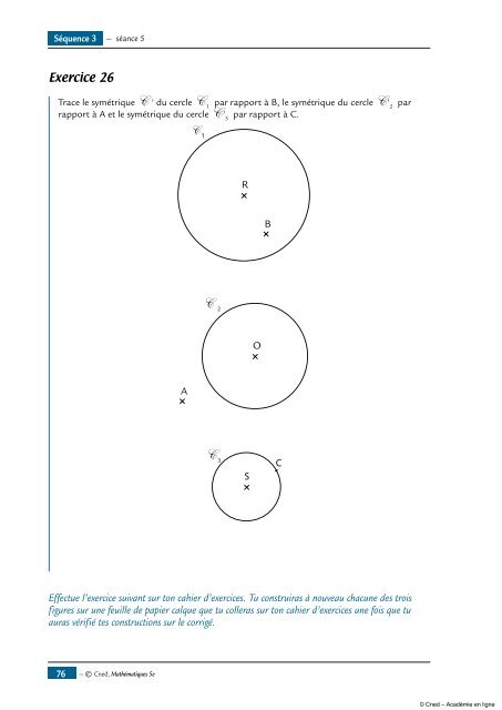 Symétrie centrale - Académie en ligne