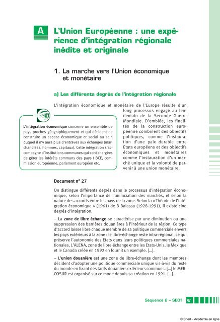 Mondialisation, finance internationale et intégration européenne