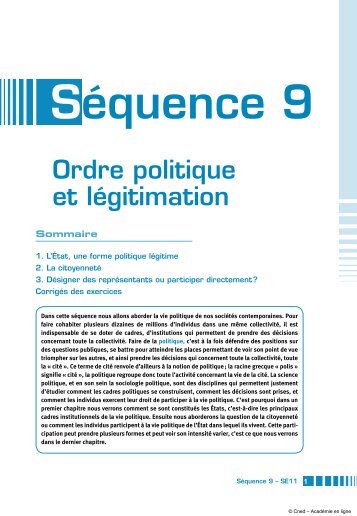 Séquence 9 - Académie en ligne