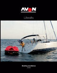 Liferafts - Avon Inflatable Boats and Ribs