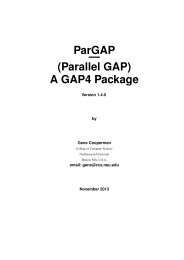 ParGAP— (Parallel GAP) A GAP4 Package