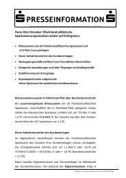 Hans Otto Streuber - Sparkassenverband Rheinland-Pfalz