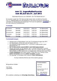 TSV Bitzfeld Einladung 30.06. u. 01.07.2012.2012 - SV Rommelsbach