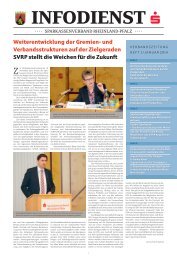 Weiterentwicklung der Gremien - Sparkassenverband Rheinland-Pfalz