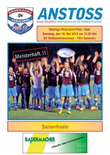 Heft 17.qxd - SV Roßbach