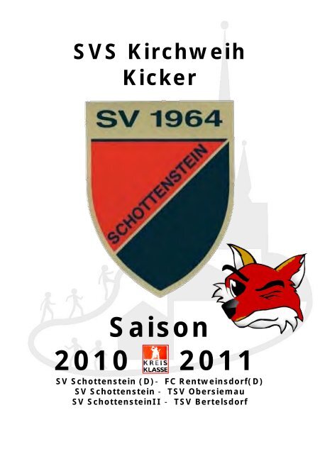 KICKER vom 26.09.2010 Spiel gegen Obersiemau - SV Schottenstein