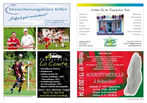 Ausgabe 6, Saison 2009/2010 - SV Schmieheim