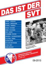 Wir begrüßen im SVT... - SV-Tungendorf