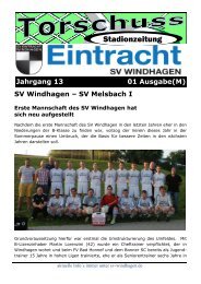 Stadionzeitung - SV Windhagen