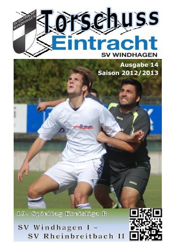 Ausgabe 13 Saison 2012/13 Ausgabe 14 Saison ... - SV Windhagen