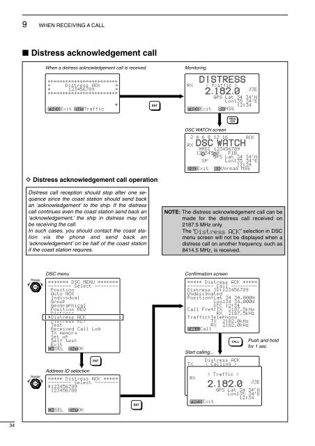 Icom M801E GMDSS Manual - Zanshin