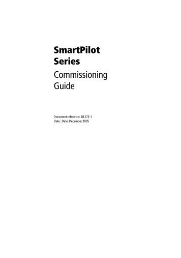 SmartPilot Series Commissioning Guide - Zanshin