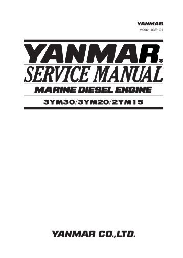 Yanmar JH4 Series Service Manual Rev2 - Zanshin