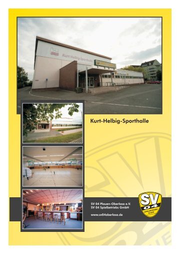 Kurt-Helbig-Sporthalle - SV 04 Plauen- Oberlosa e.V.