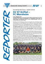 August - 458a.pdf - SV 07 Kriftel e.V.