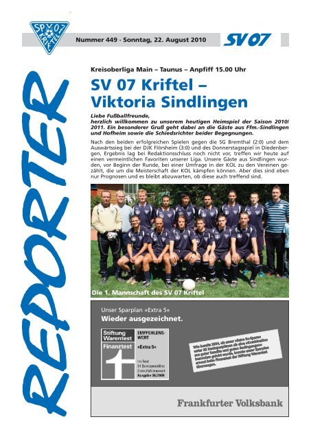 August - 449.pdf - SV 07 Kriftel e.V.