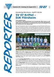 August - 475.pdf - SV 07 Kriftel e.V.