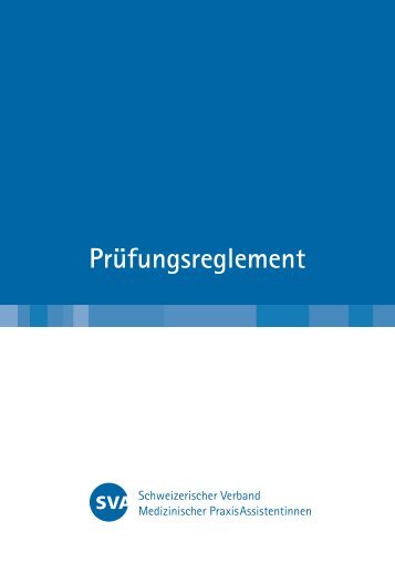 PrÃ¼fungsreglement - SVA