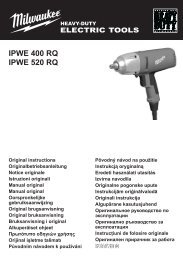 IPWE 400 RQ IPWE 520 RQ