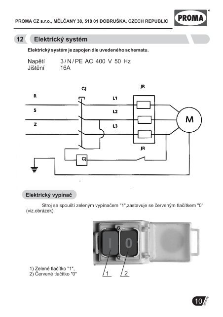 Å¡tÃ­paÄka na dÅevo hsp-320/8 nÃ¡vod k obsluze