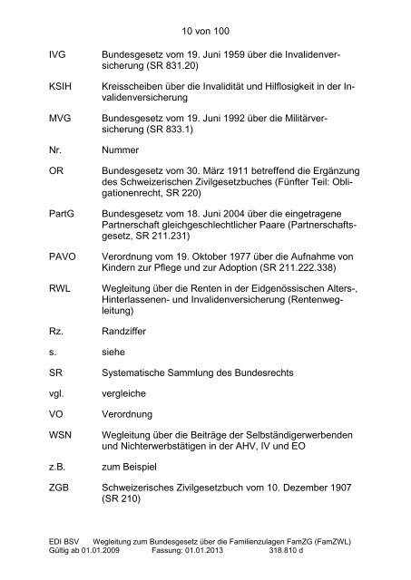 FamZWL - Bundesamt fÃ¼r Sozialversicherungen - admin.ch