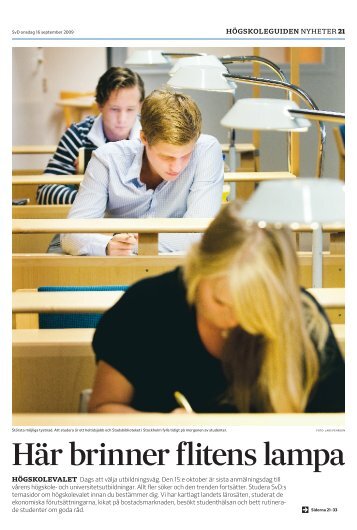 HÃ¤r brinner flitens lampa - Svenska Dagbladet