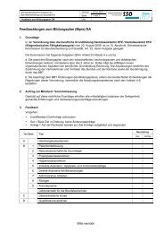 Feedbackbogen zum Bildungsplan (Bipla) DA - SVDA