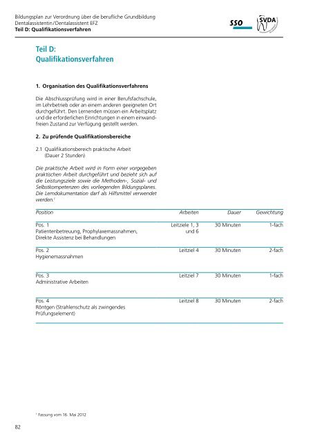 Bildungsplan zur Verordnung über die berufliche ... - admin.ch