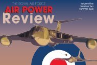 Volume 5 No 2 - Royal Air Force Centre for Air Power Studies