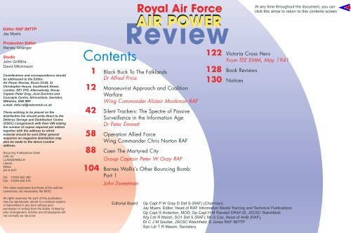 Volume 5 No 2 - Royal Air Force Centre for Air Power Studies