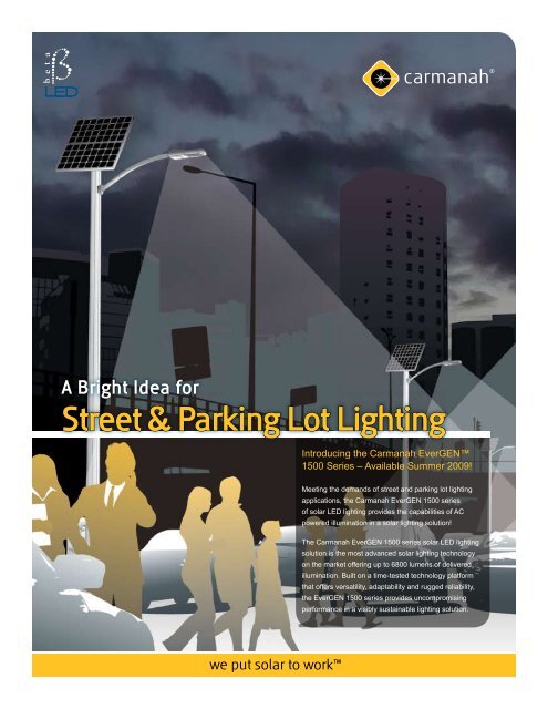 EverGEN Solar Street and Parking Lot Lighting - Signal Control ...