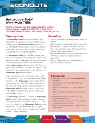 Econolite Autoscope Solo Mini-Hub TS2 - Signal Control Products, Inc.