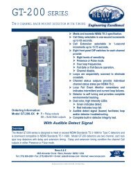 GT-200 Series 2-Channel Dipswitch - Signal Control Products, Inc.