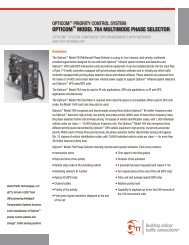 Model 764 Multimode Phase Selector - Signal Control Products, Inc.