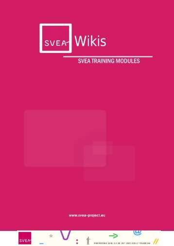 Wikis for Teachers - SVEA