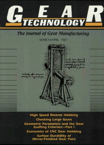 Download PDF - Gear Technology magazine